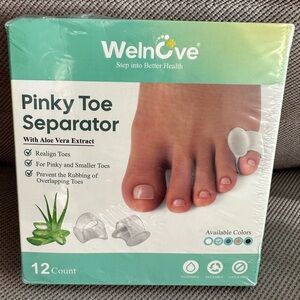 Welnove Pinky Toe Separator 12 pack